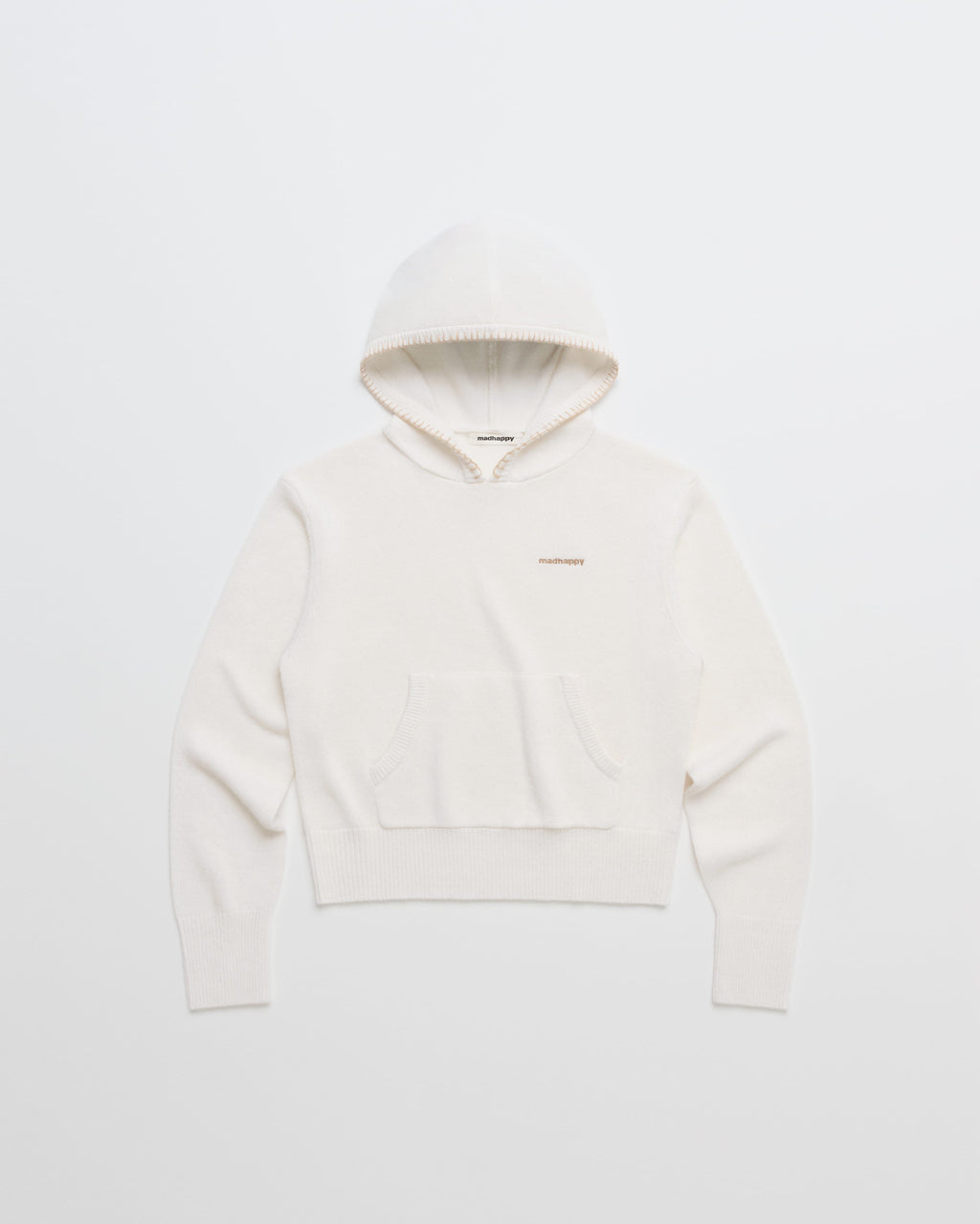 Shrunken Pullover Sweater Hoodie