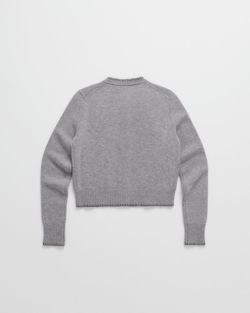 Knit Crewneck Cardigan