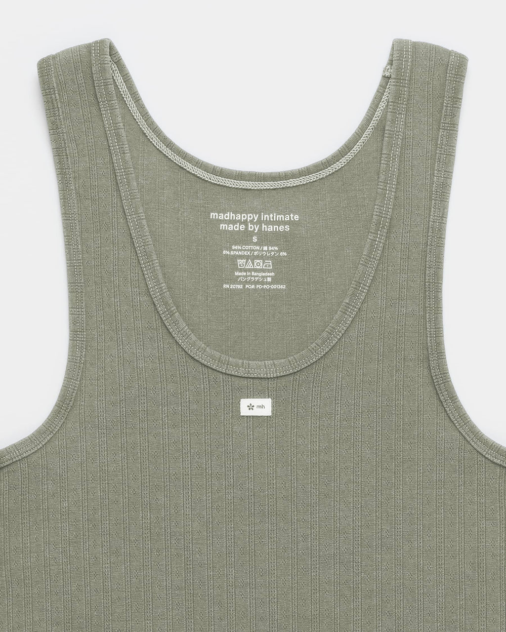 Hanes Pointelle Tank Top