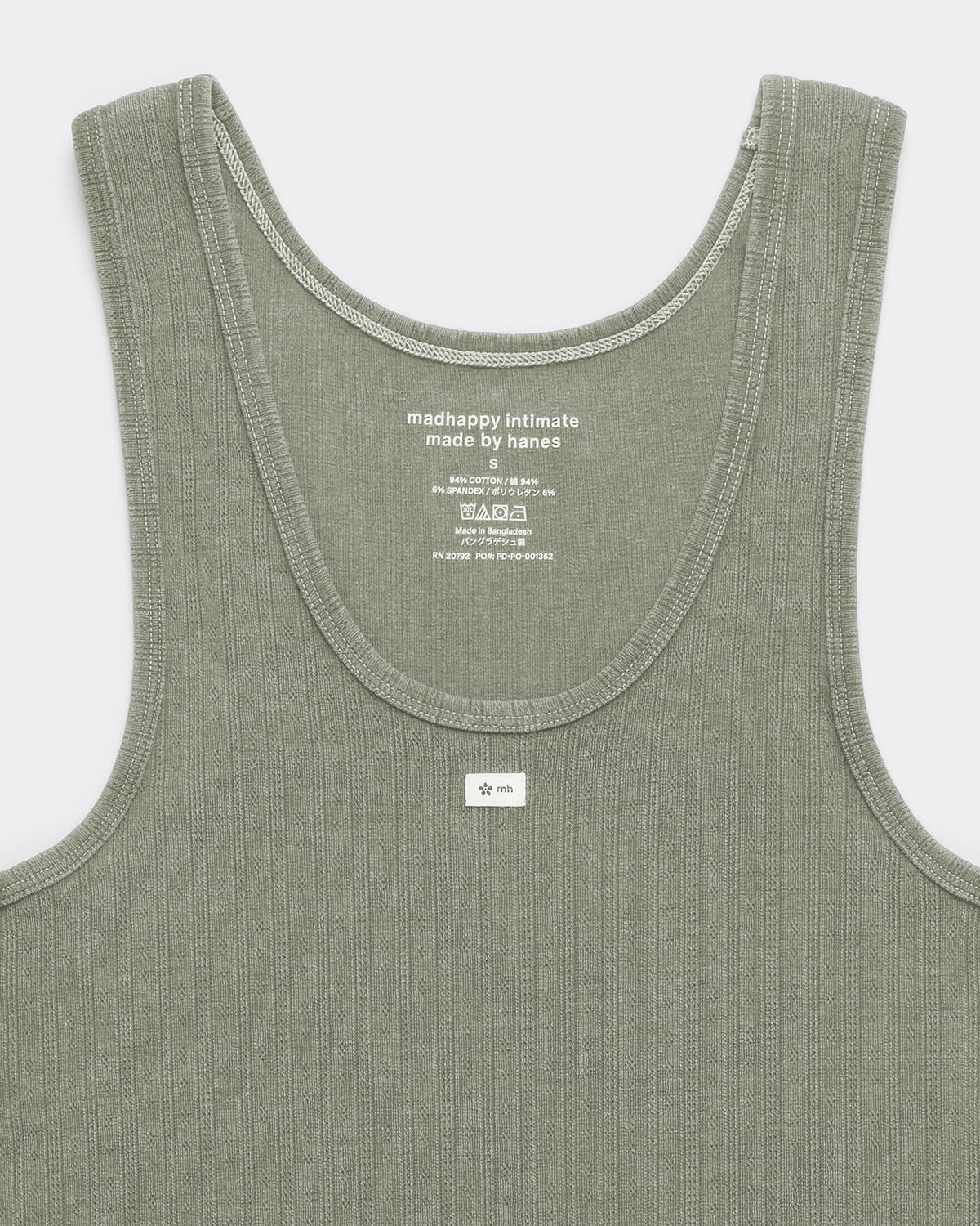 Hanes Pointelle Tank Top
