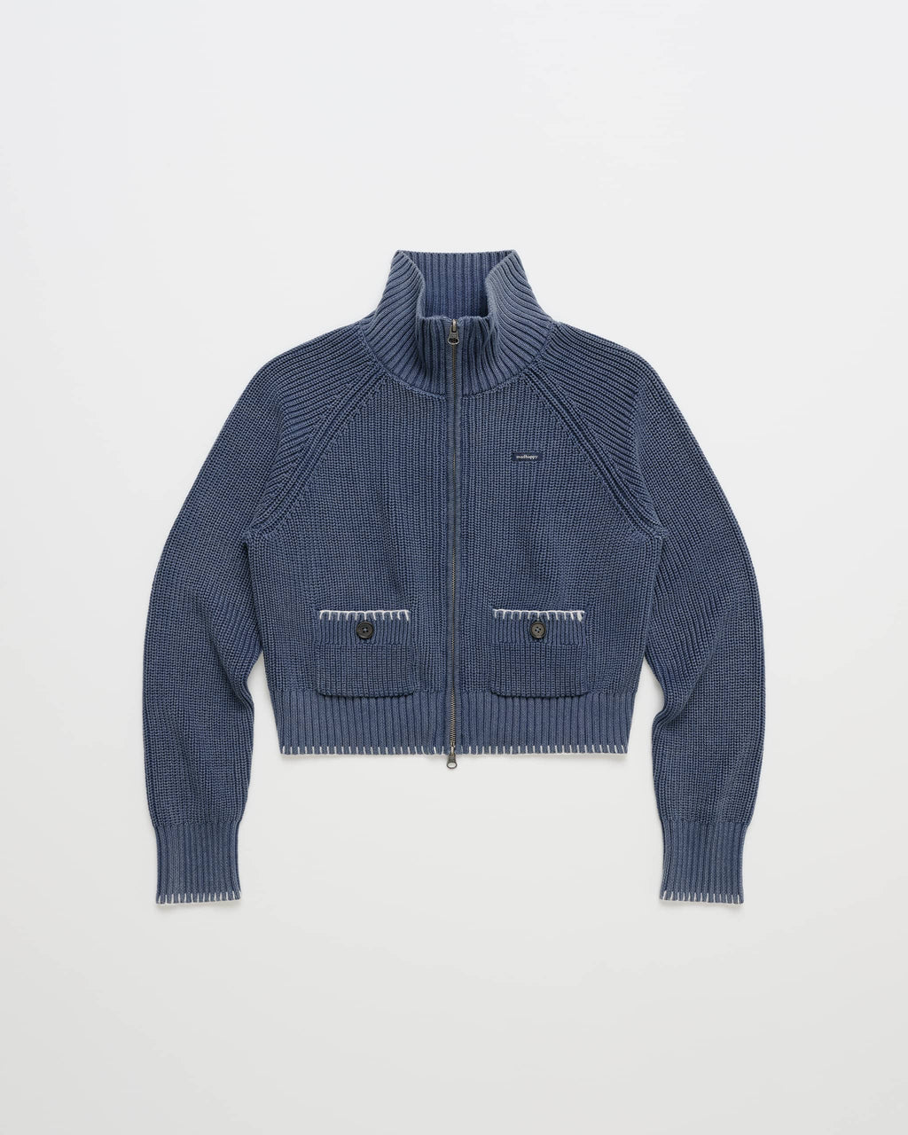 Washed Knit Full Zip