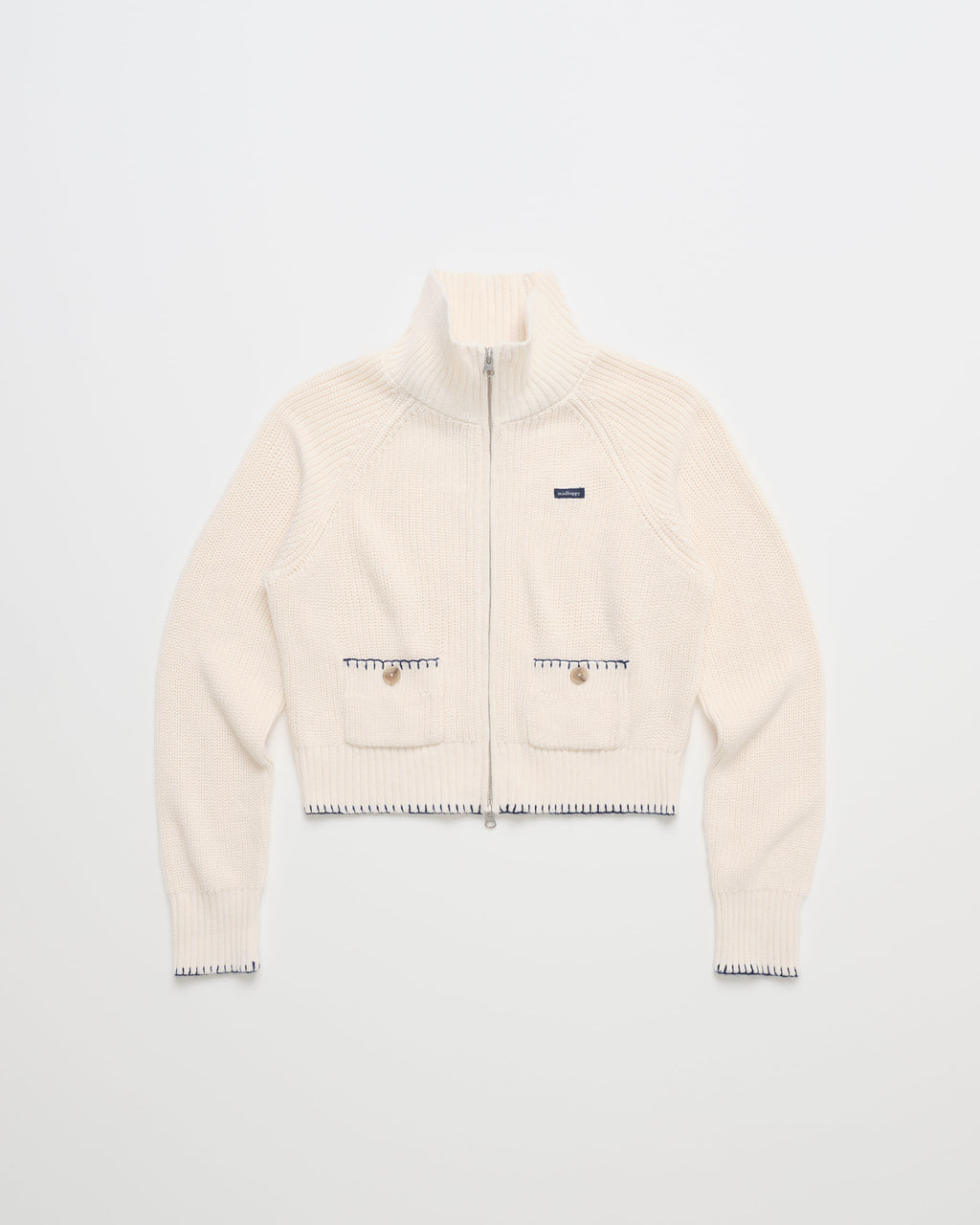Washed Knit Full Zip