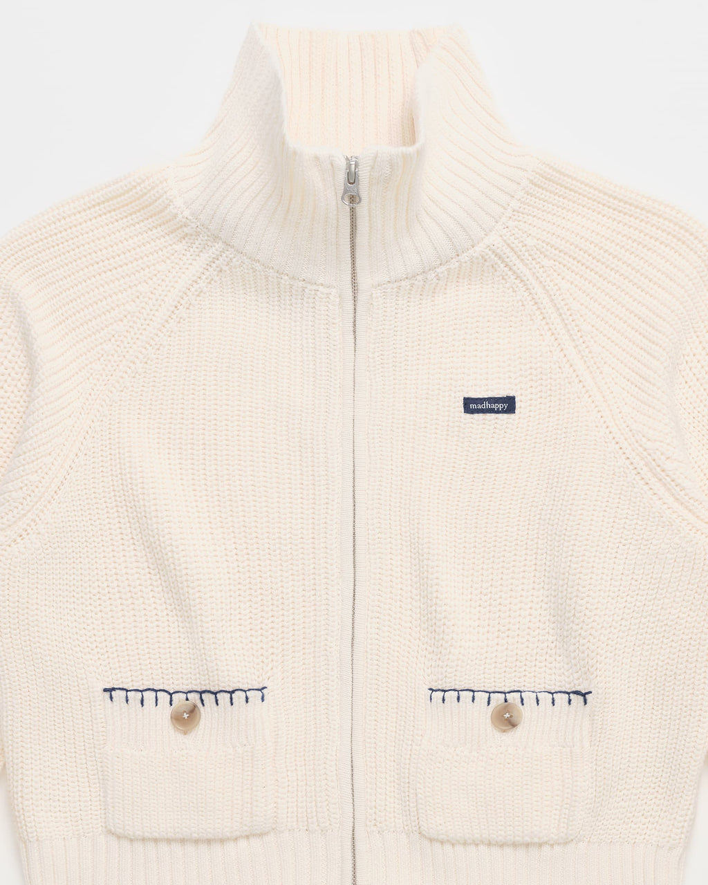 Washed Knit Full Zip