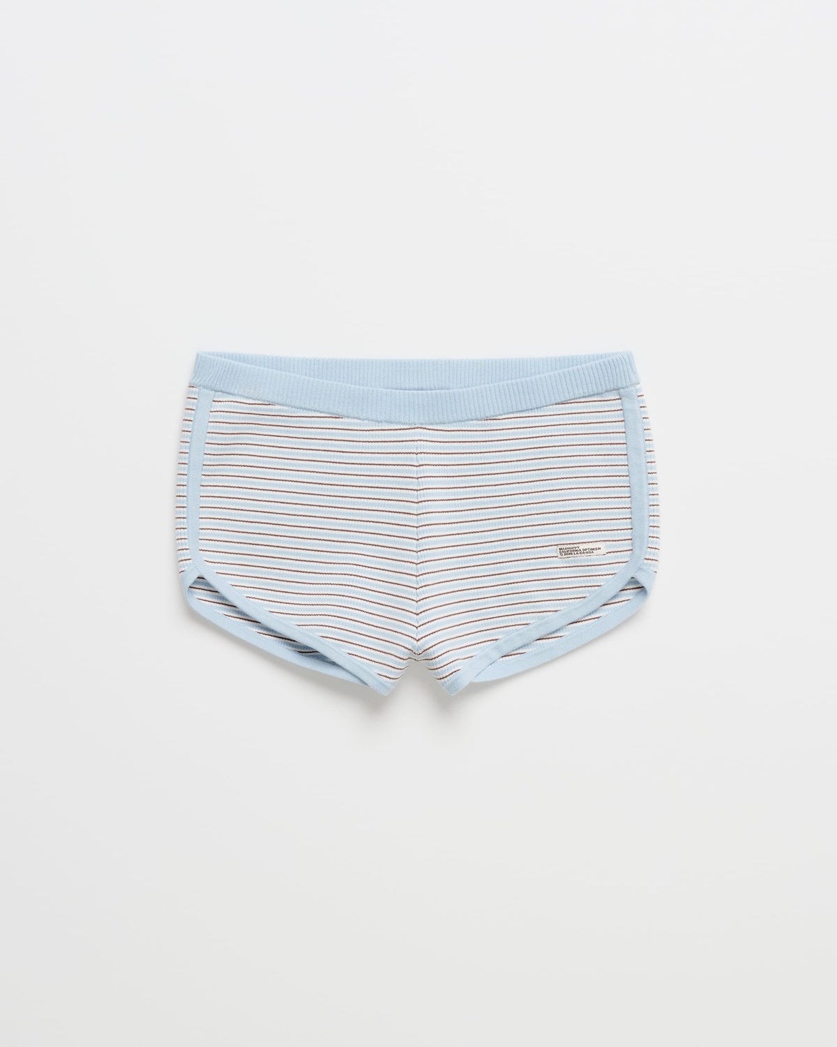 Ribbed Knit Dolphin Short