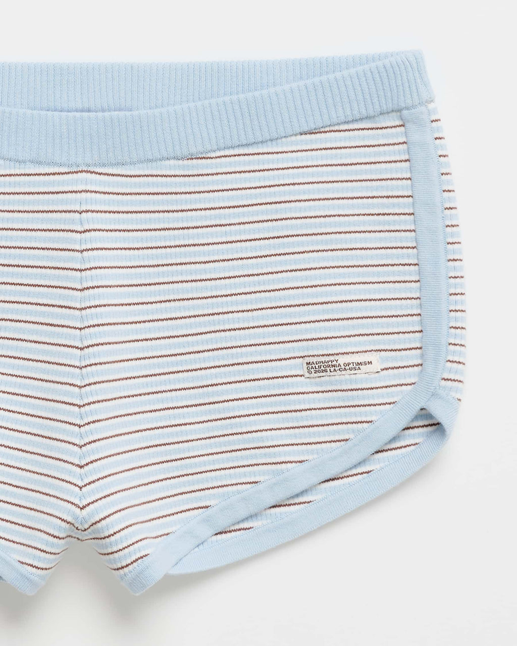 Ribbed Knit Dolphin Short