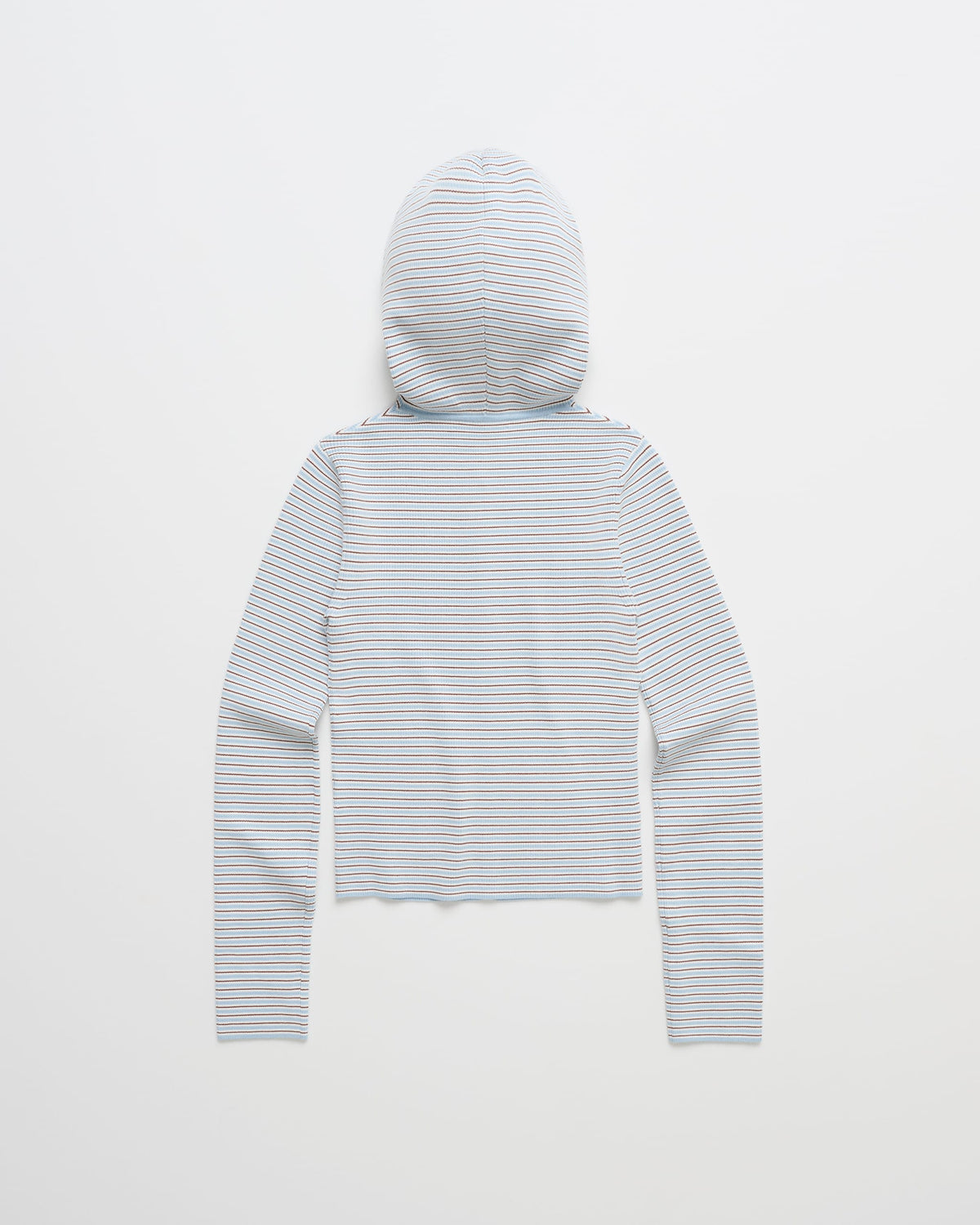 Ribbed Knit Hooded Cardigan