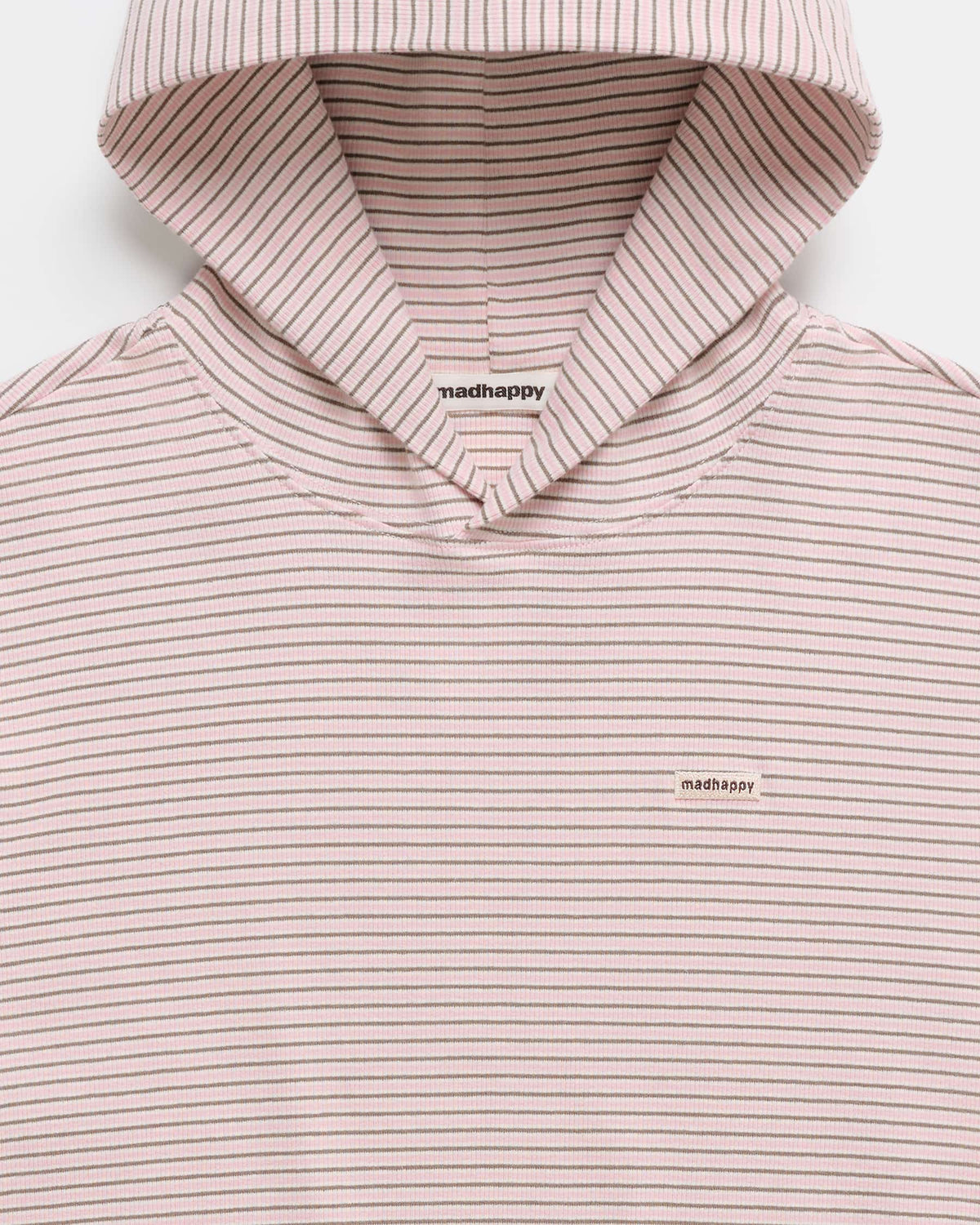 Striped Rib Hoodie