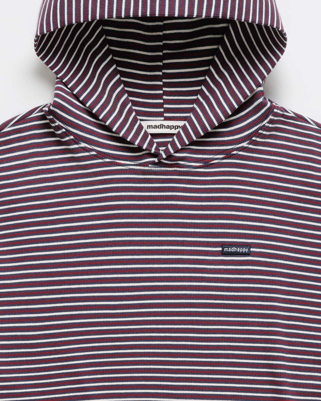 Striped Rib Hoodie