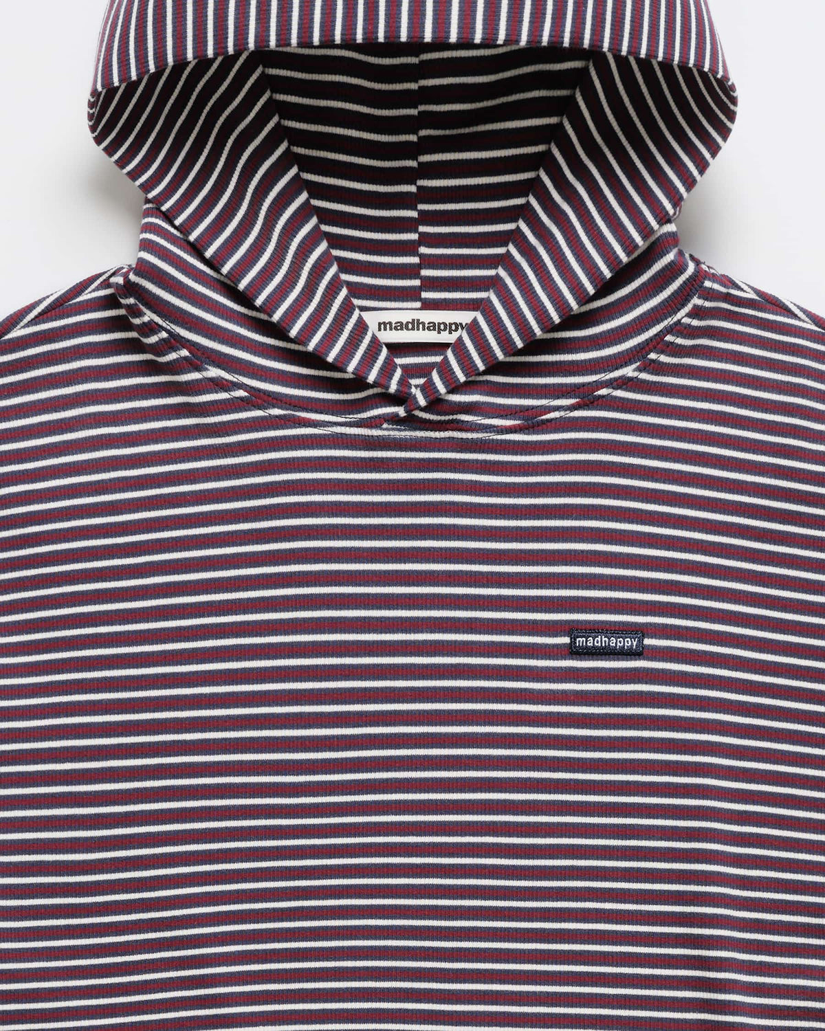 Striped Rib Hoodie