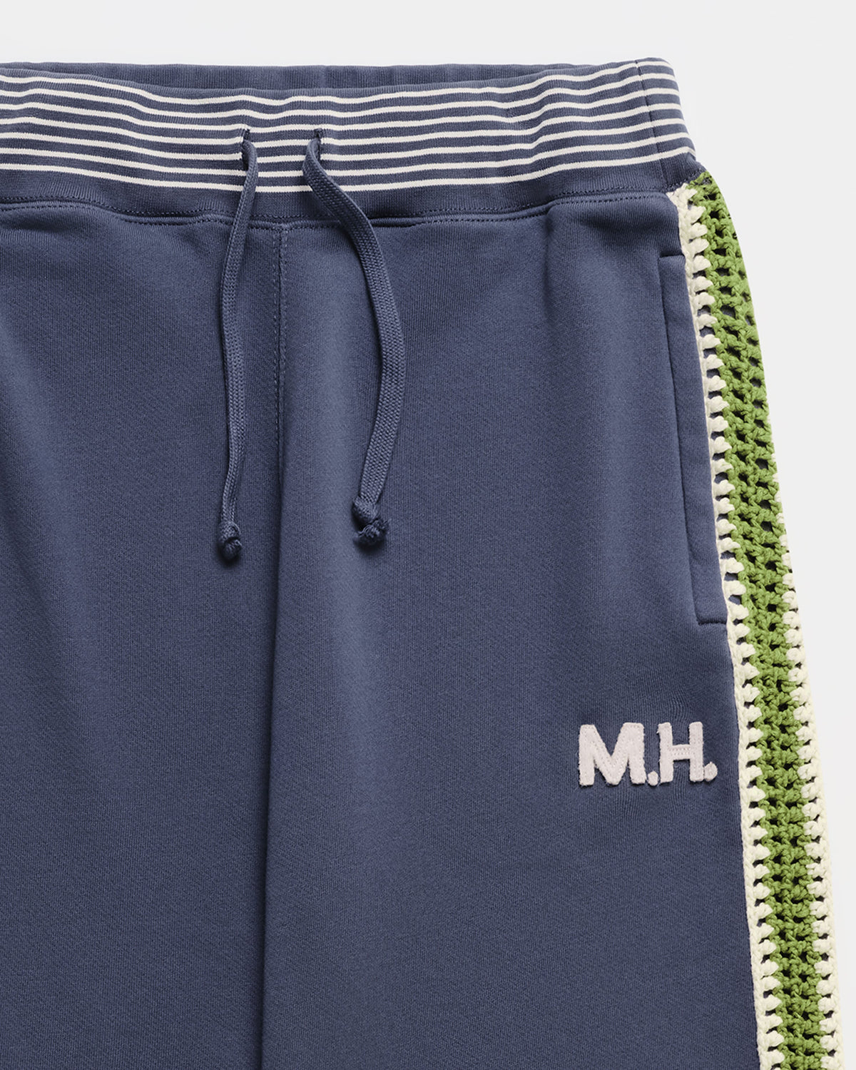 Crochet Trim Track Pant