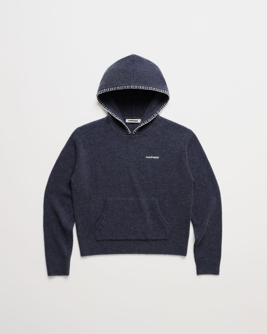Shrunken Pullover Sweater Hoodie