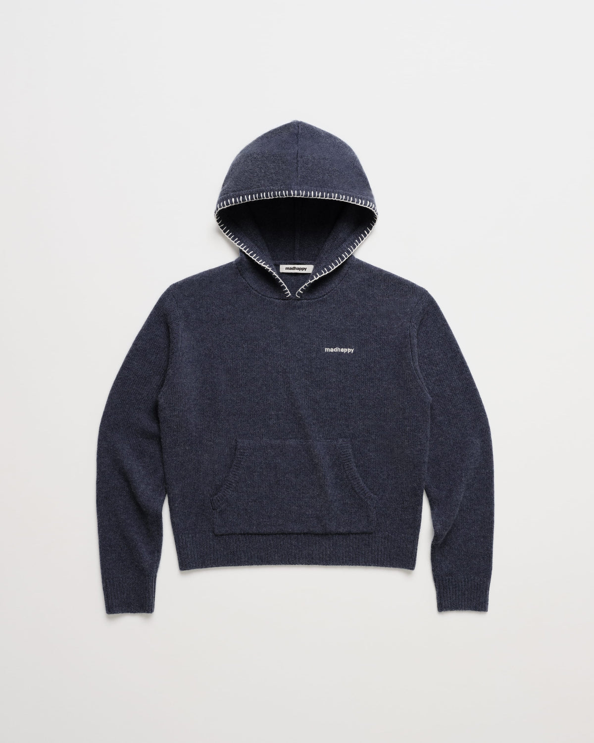 Shrunken Pullover Sweater Hoodie