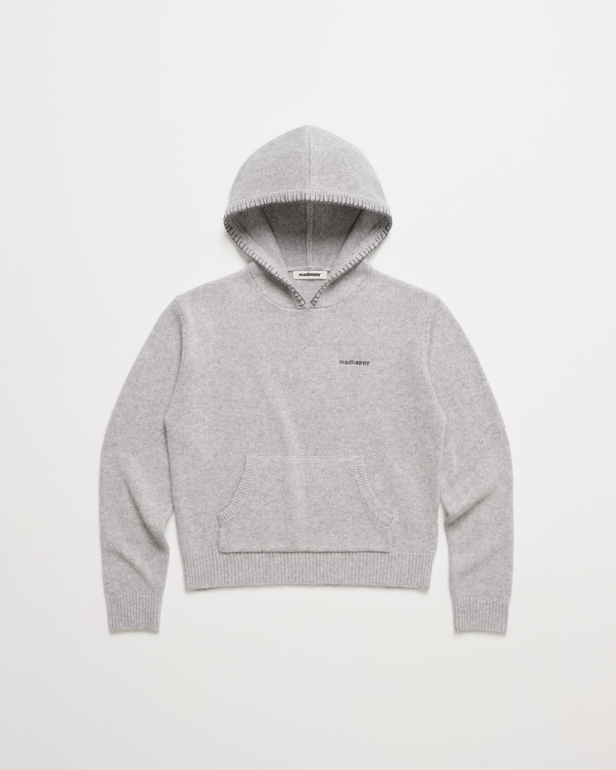 Shrunken Pullover Sweater Hoodie