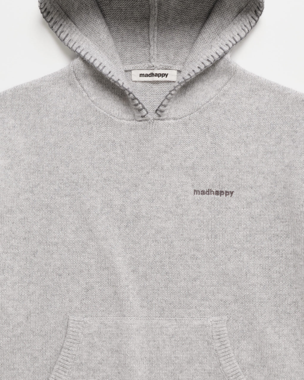 Shrunken Pullover Sweater Hoodie