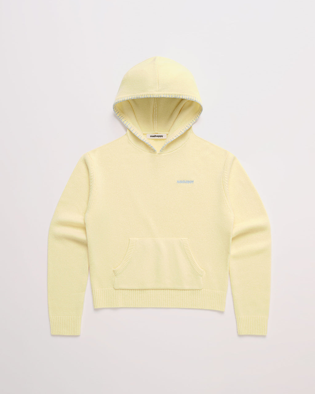 Shrunken Pullover Sweater Hoodie