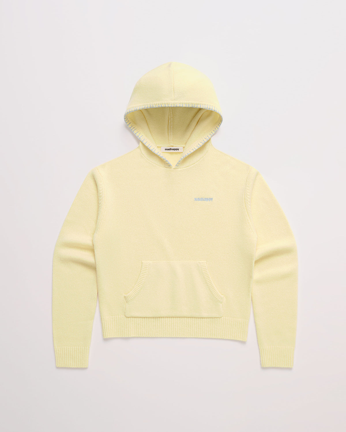 Shrunken Pullover Sweater Hoodie