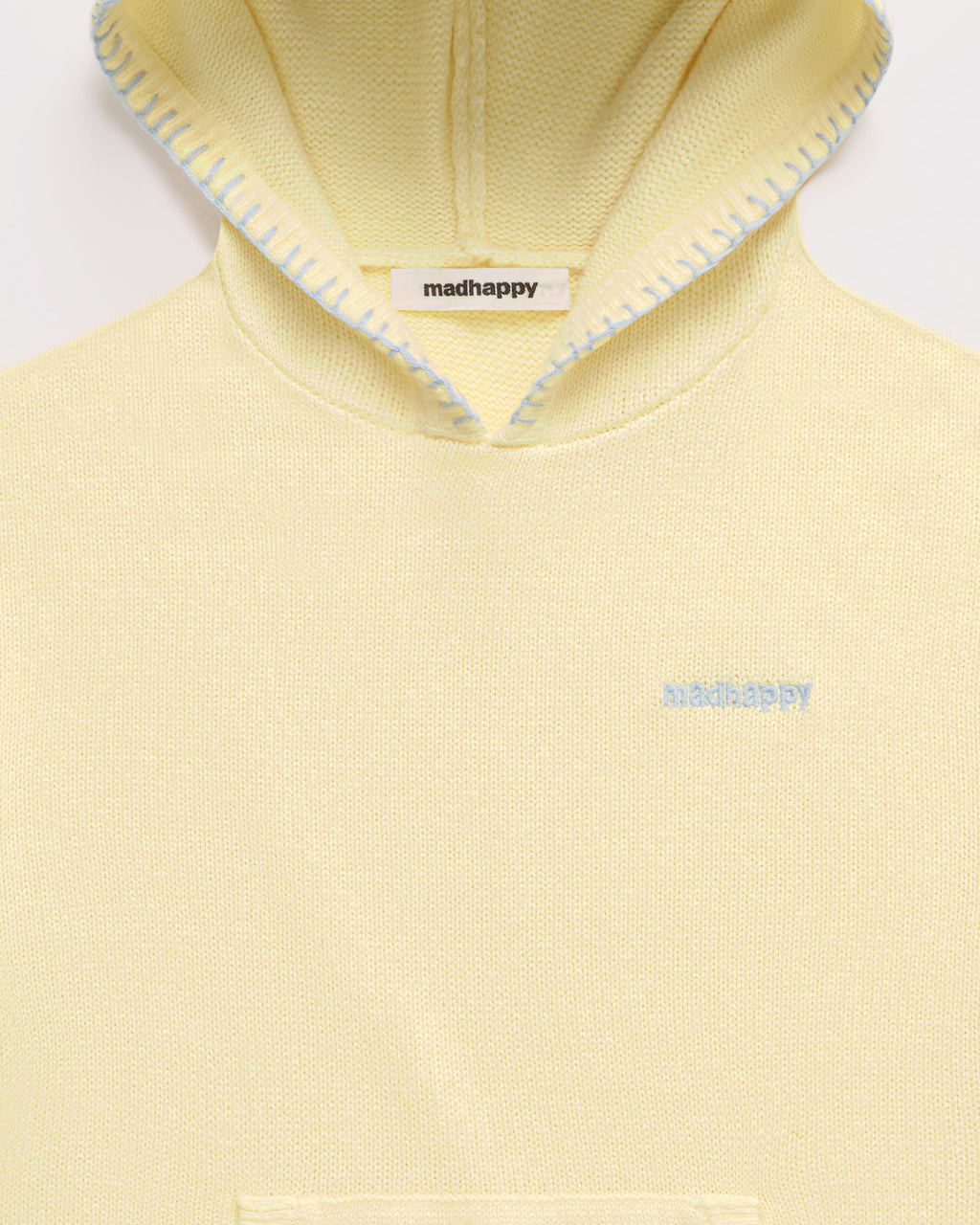 Shrunken Pullover Sweater Hoodie