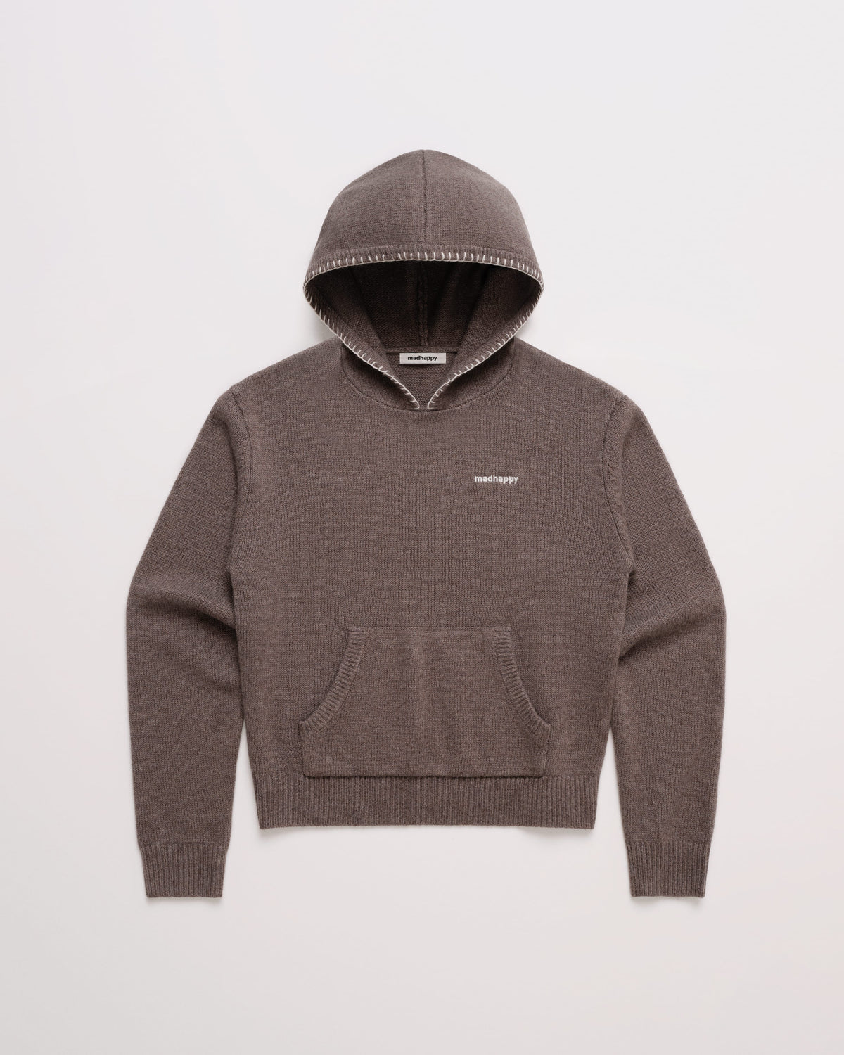 Shrunken Pullover Sweater Hoodie