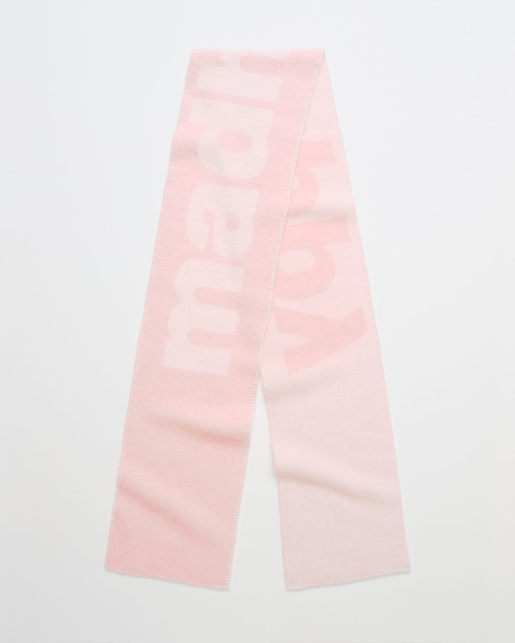 Oversized Wordmark Scarf