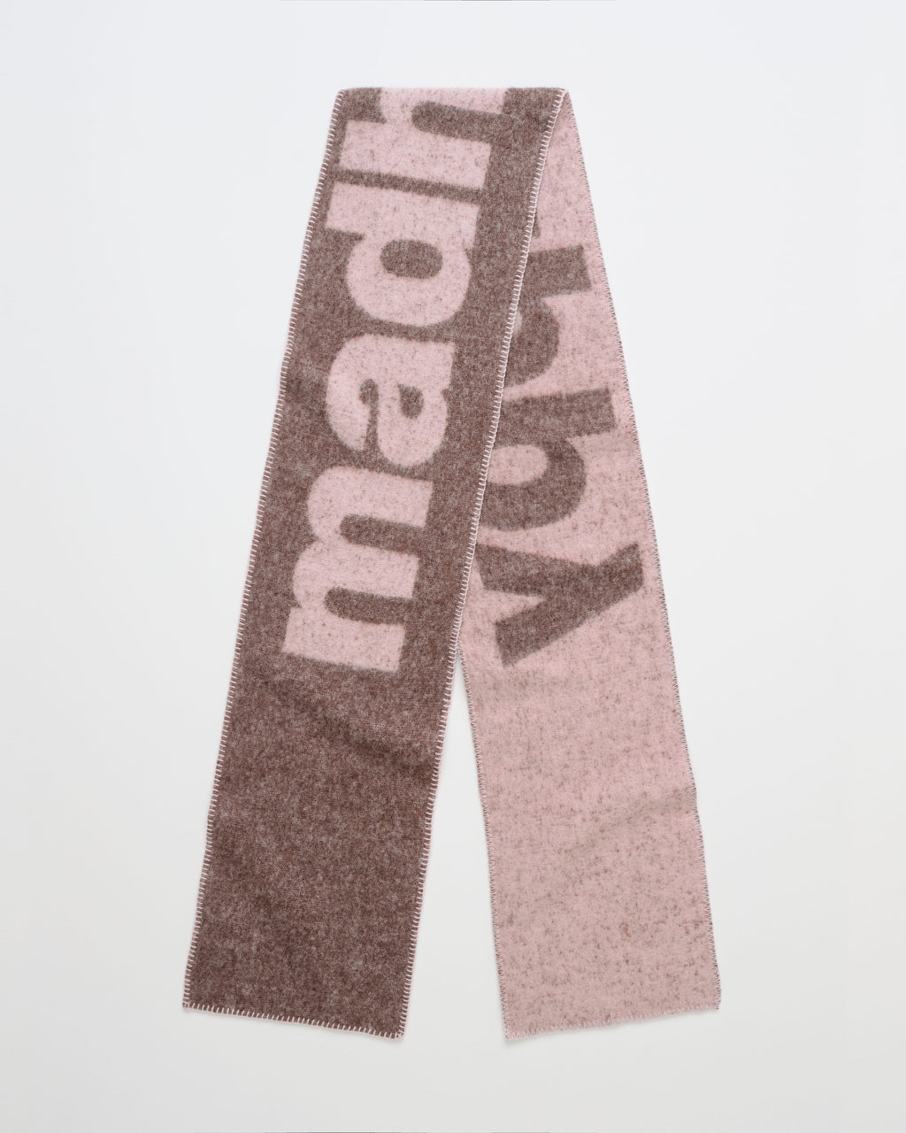 Oversized Wordmark Scarf