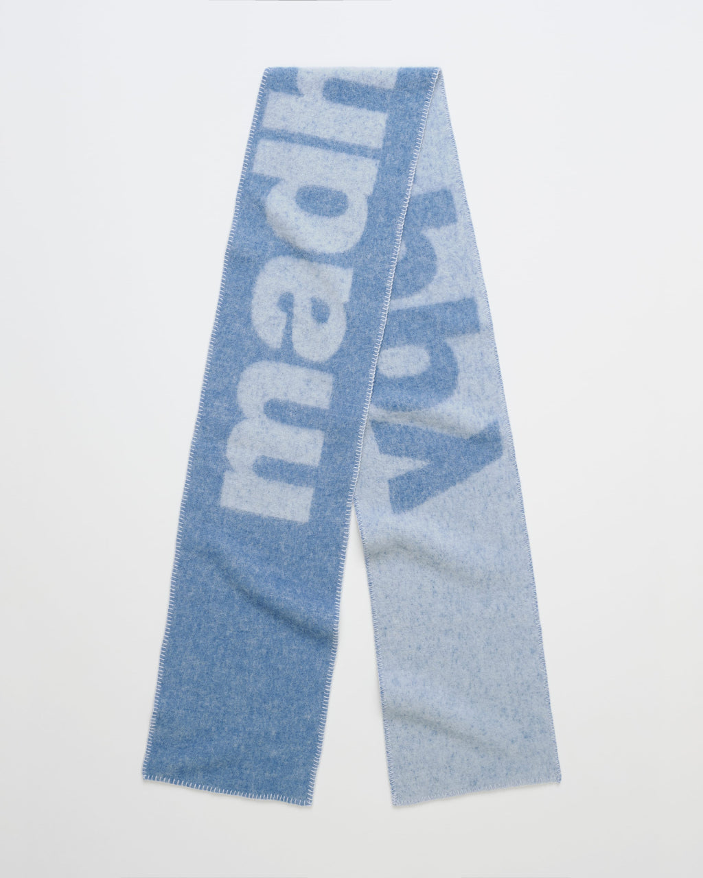 Oversized Wordmark Scarf