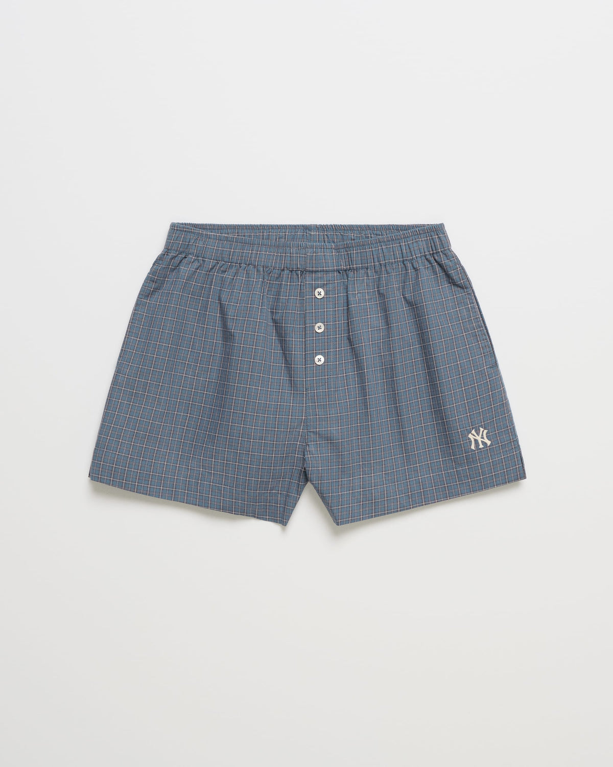 Yankees Plaid Boxer Short