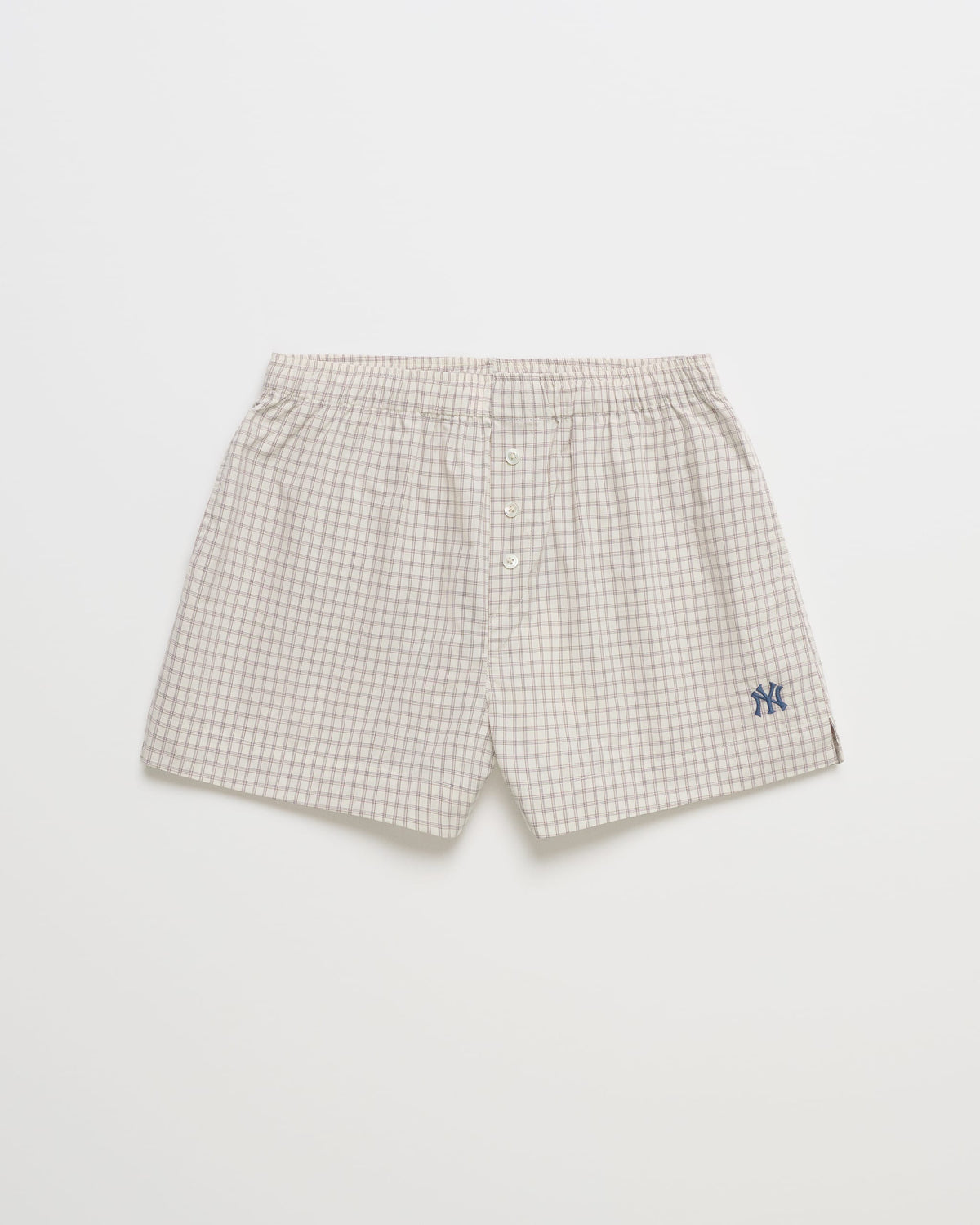 Yankees Plaid Boxer Short