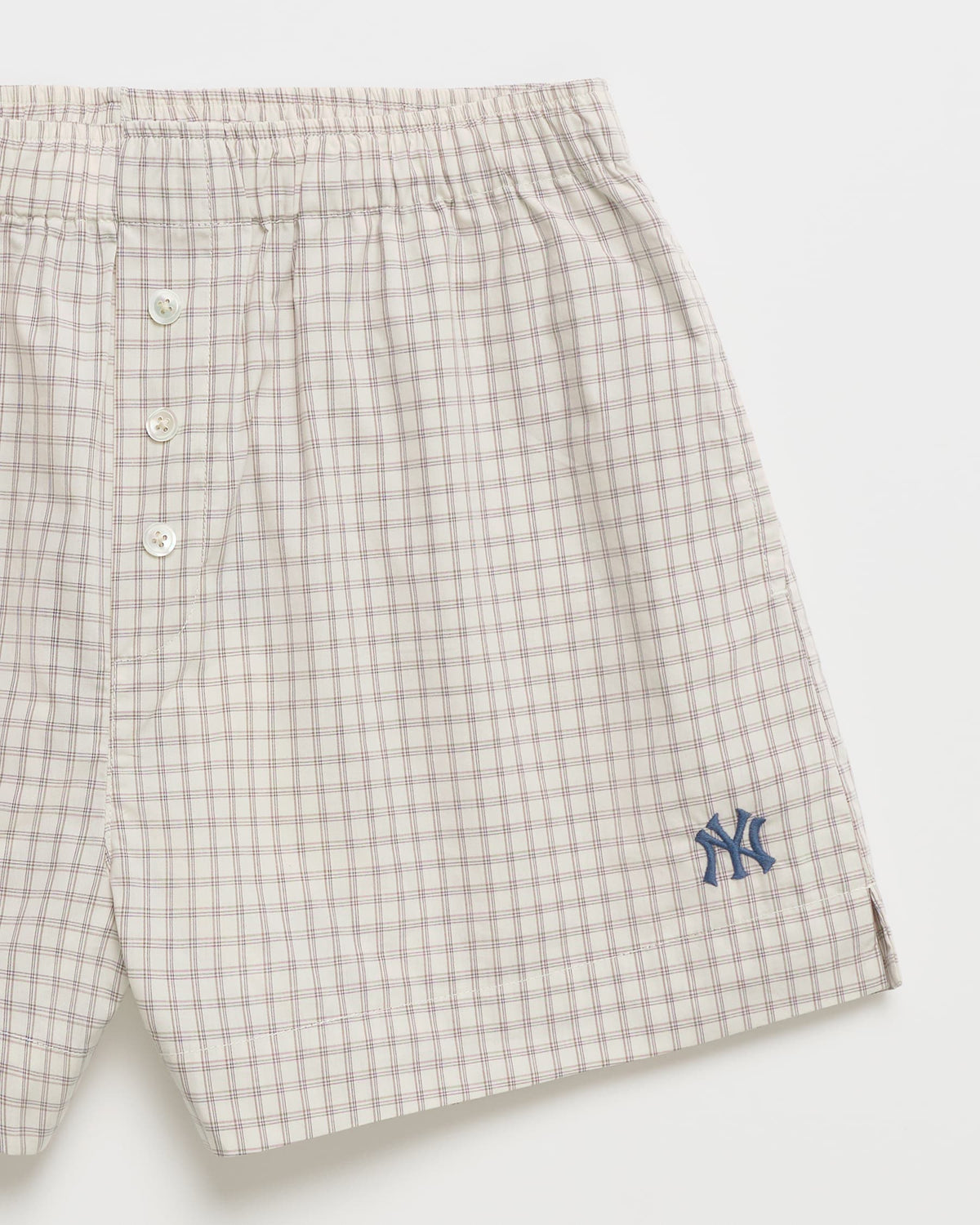 Yankees Plaid Boxer Short