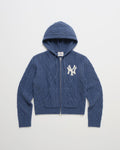 Yankees Cable Knit Hoodie