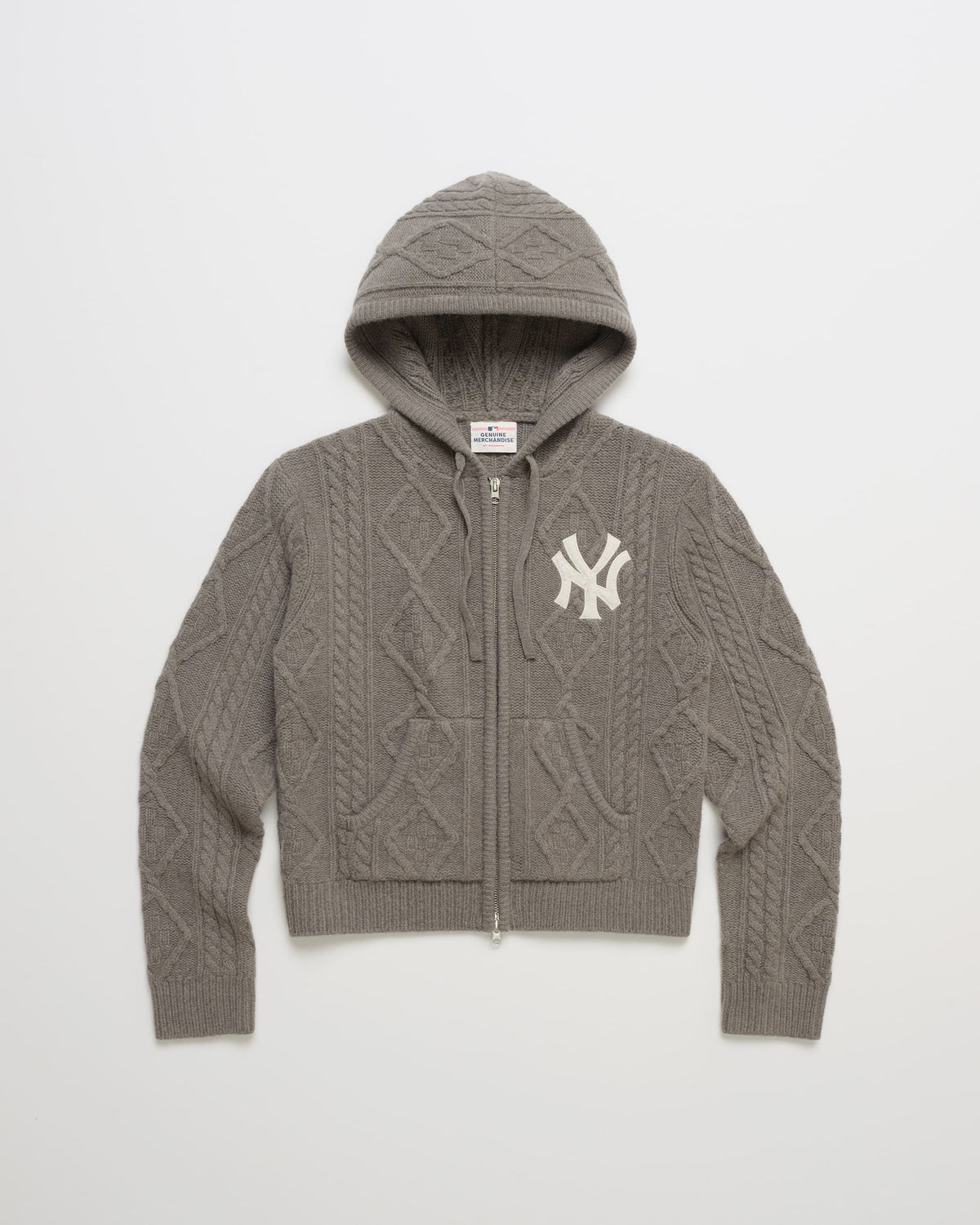 Yankees Cable Knit Hoodie