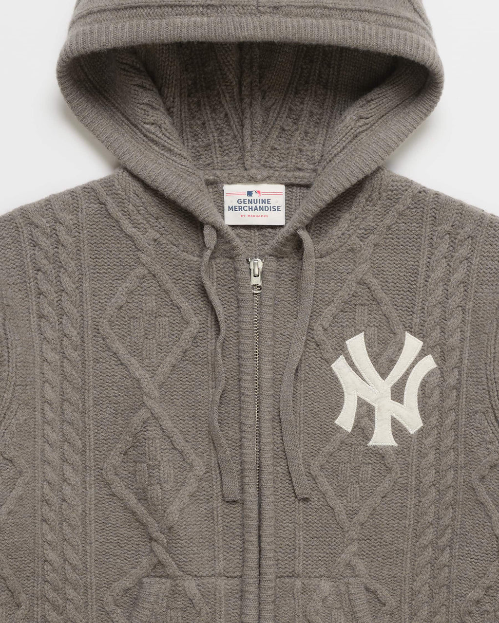Yankees Cable Knit Hoodie