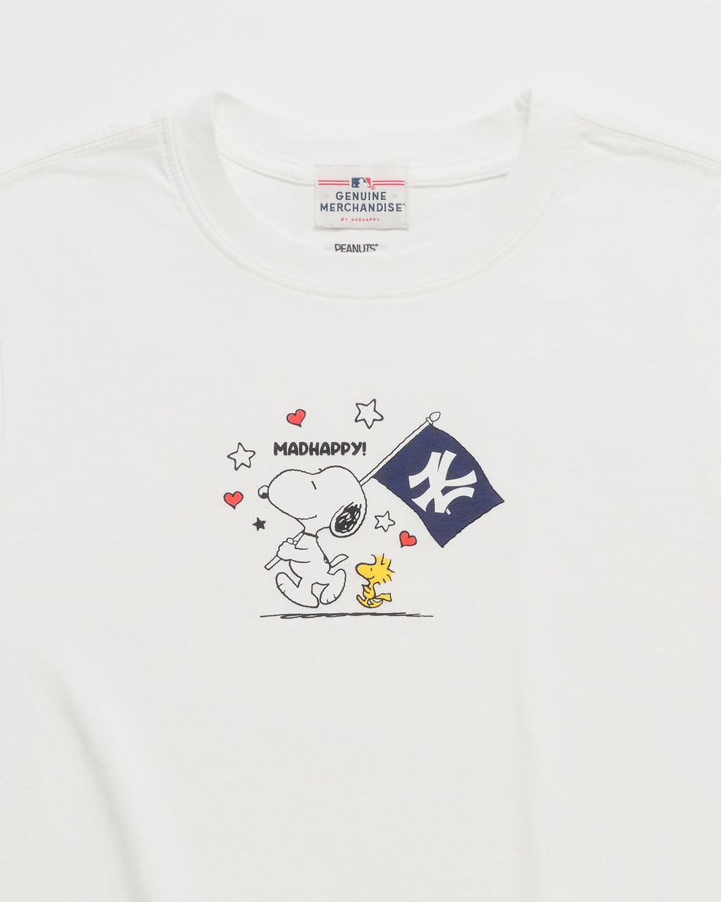 Yankees & Peanuts Shrunken Tee