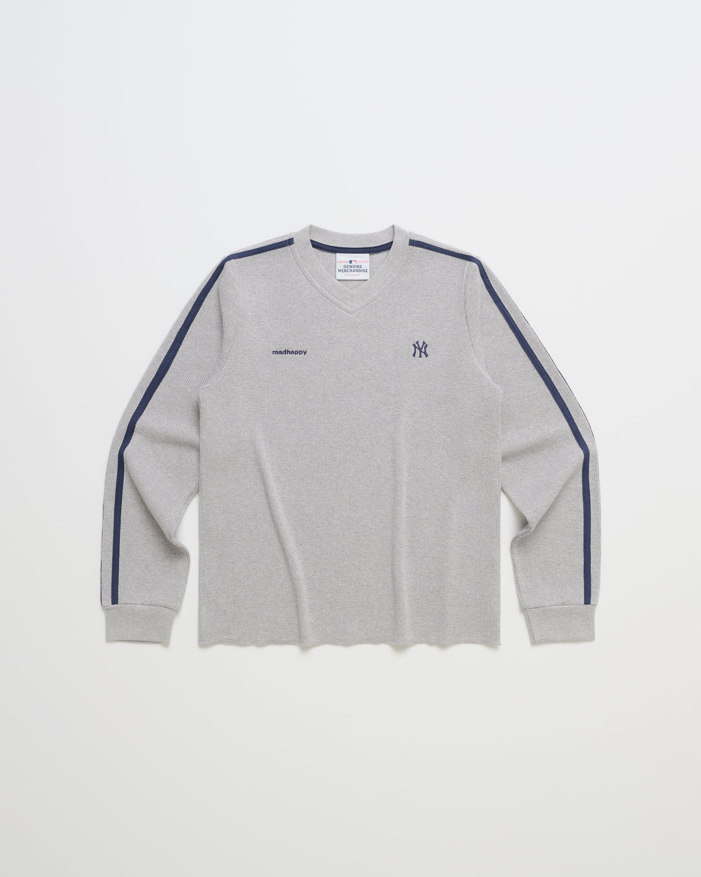 Yankees Waffle V-Neck