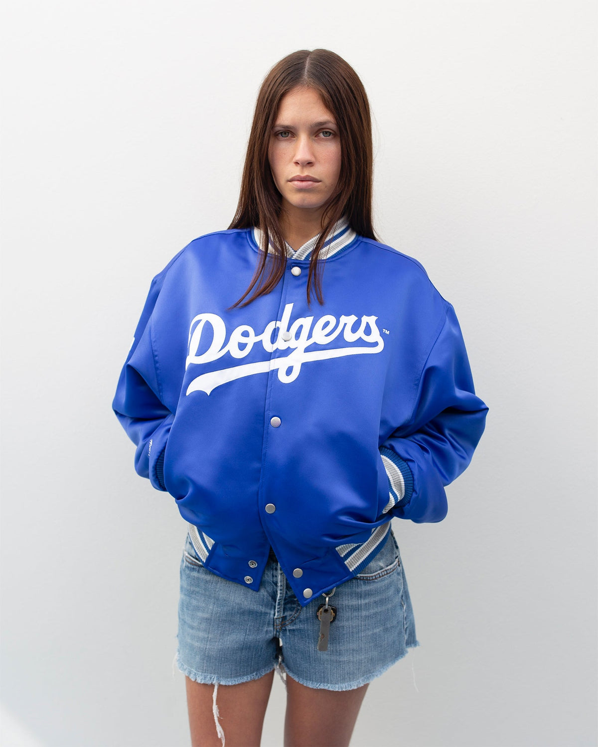 Dodgers Satin Baseball Jacket
