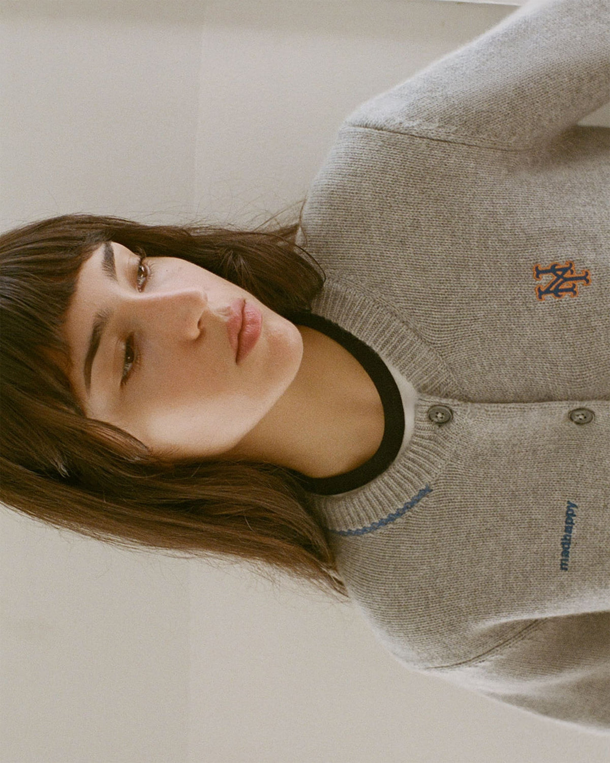 Mets Crewneck Cardigan