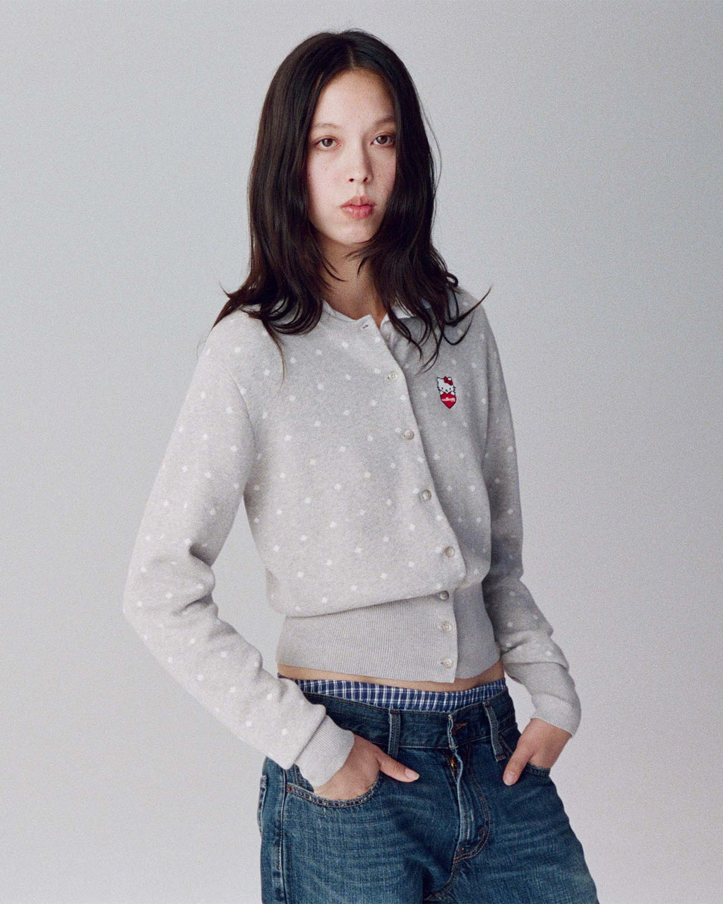 Hello Kitty® Polka Dot Cardigan