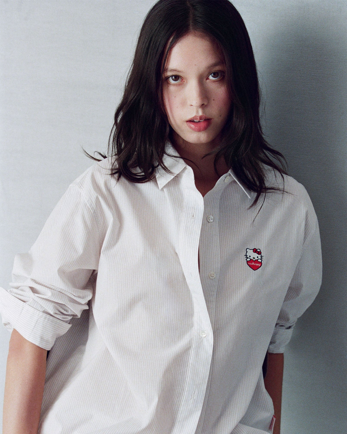 Hello Kitty® Heart Button Up Shirt