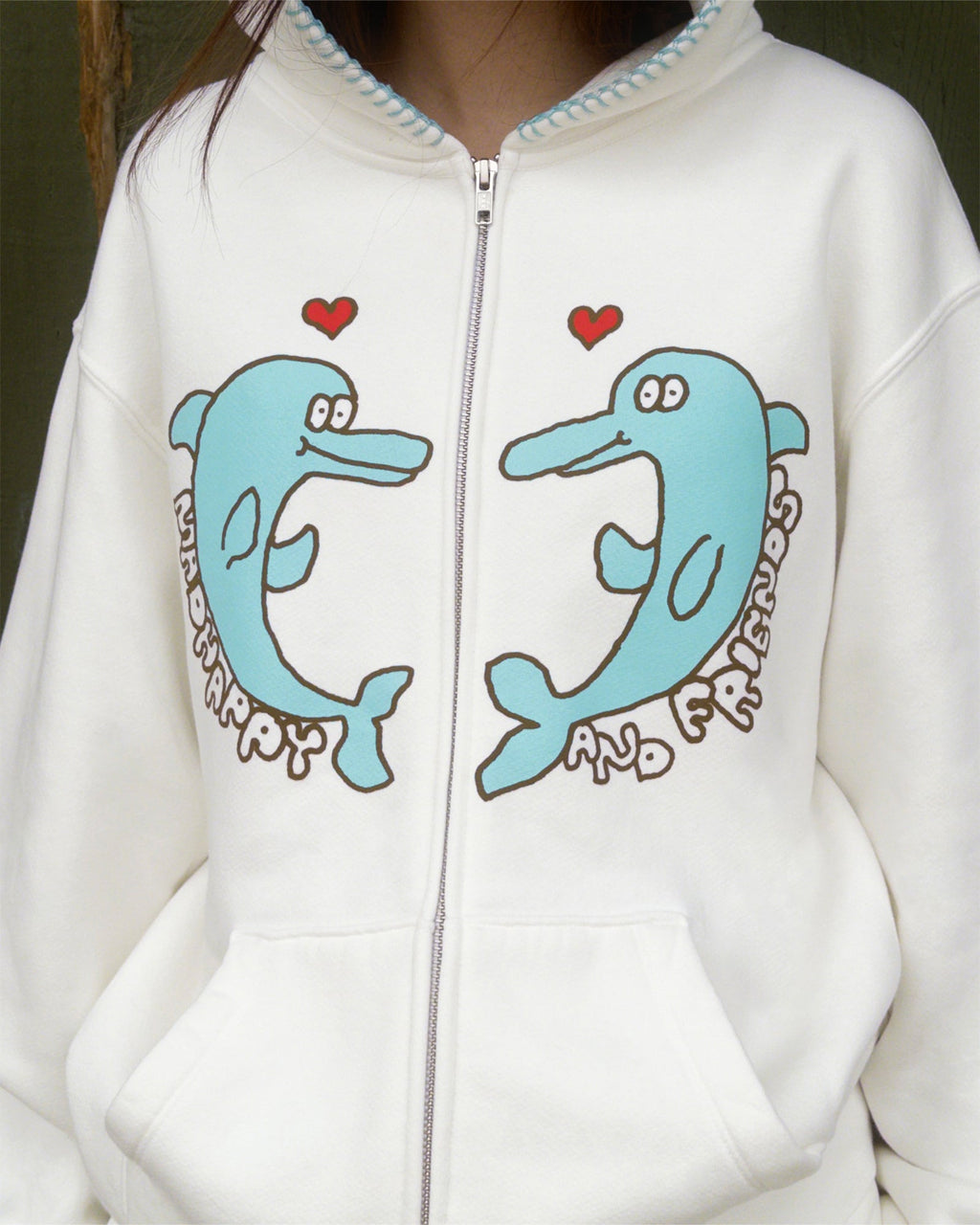 Dolphin Fleece Zip Up