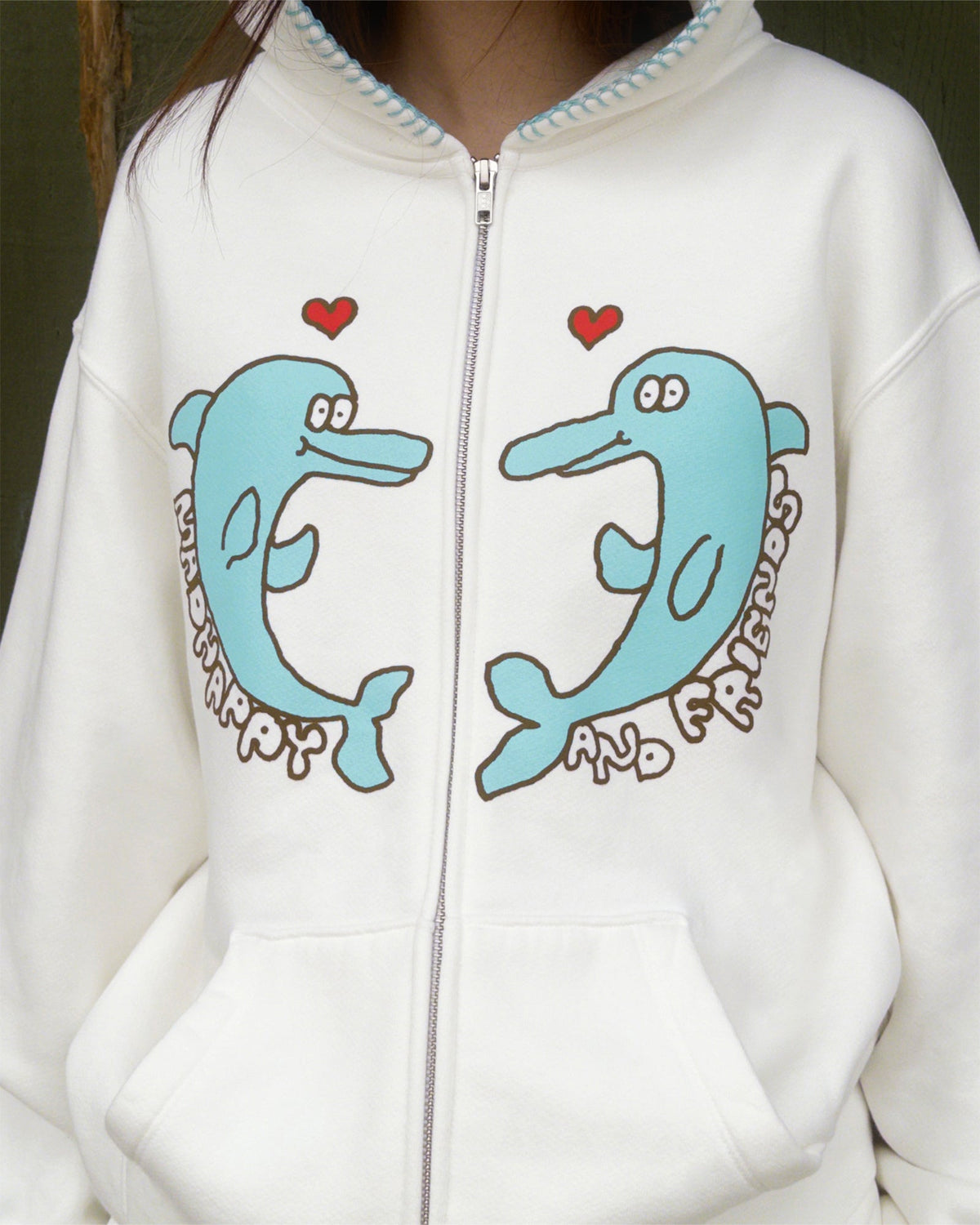 Dolphin Fleece Zip Up