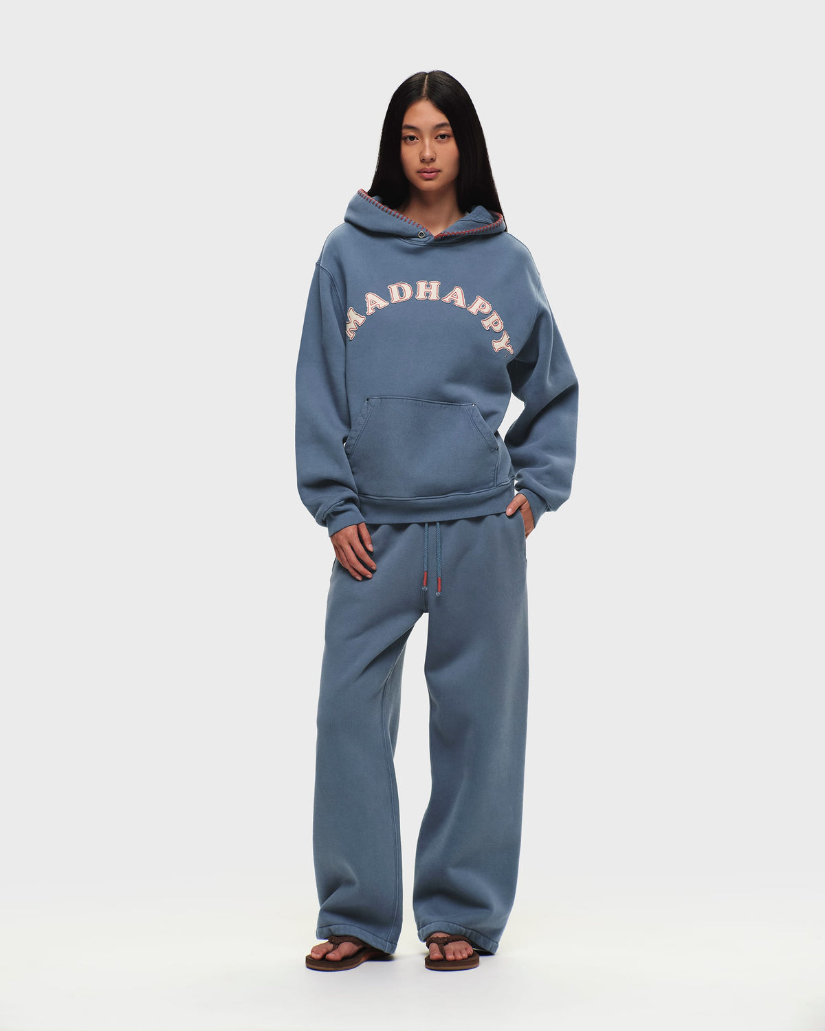 Washed Cooper Applique Hoodie