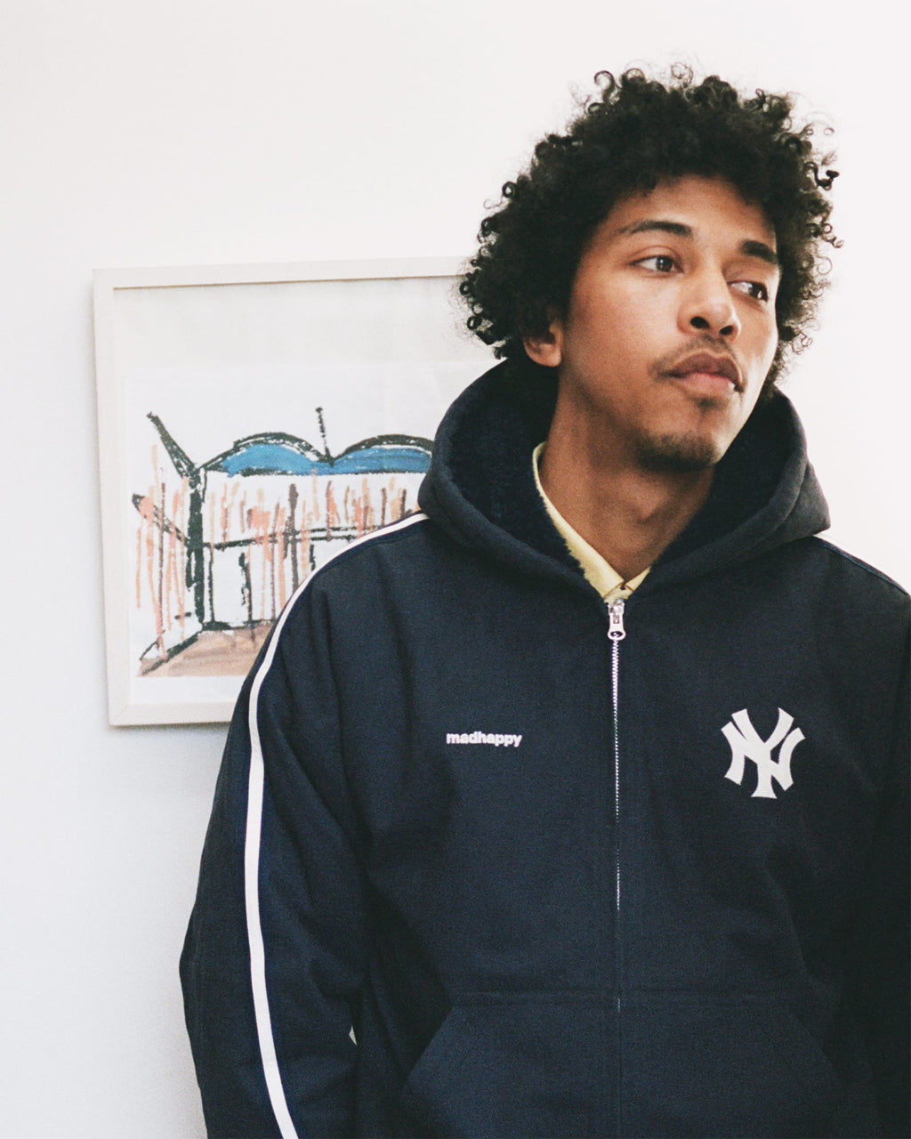 Yankees Hooded Baseball Jacket