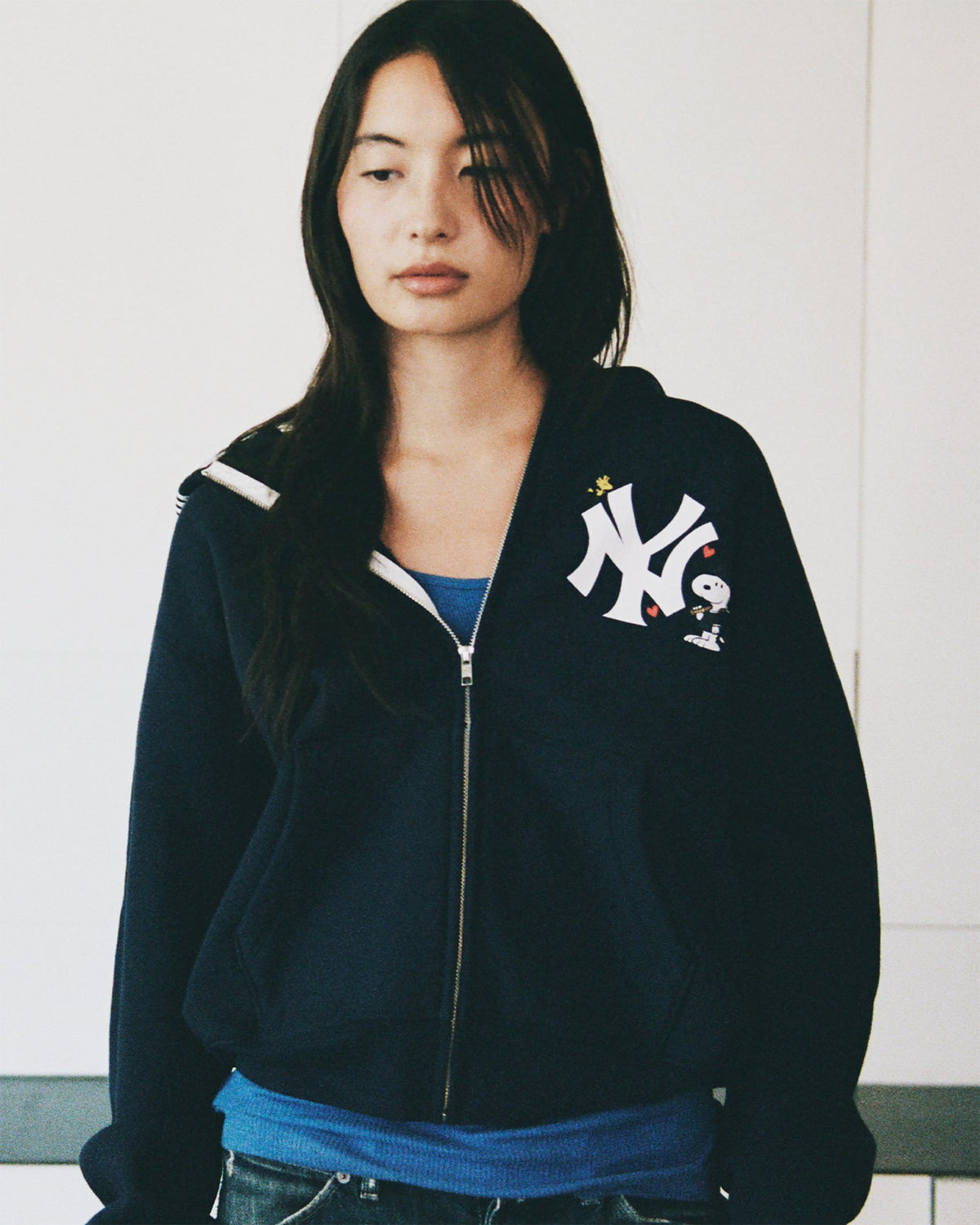 Yankees & Peanuts Fleece Zip Up